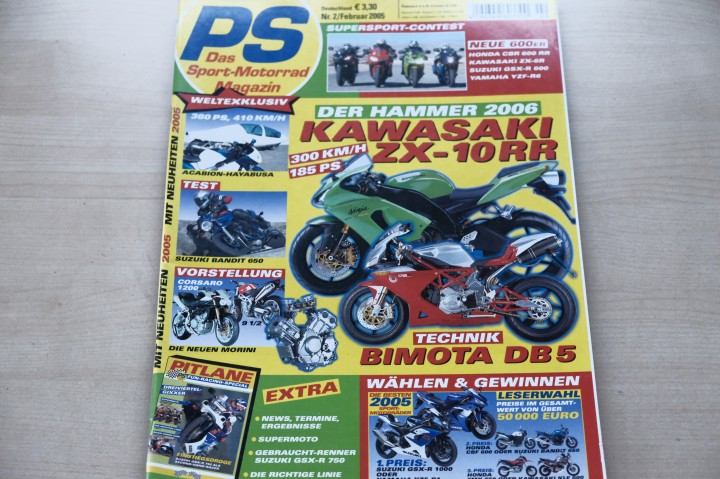 Deckblatt PS Sport Motorrad (02/2005)